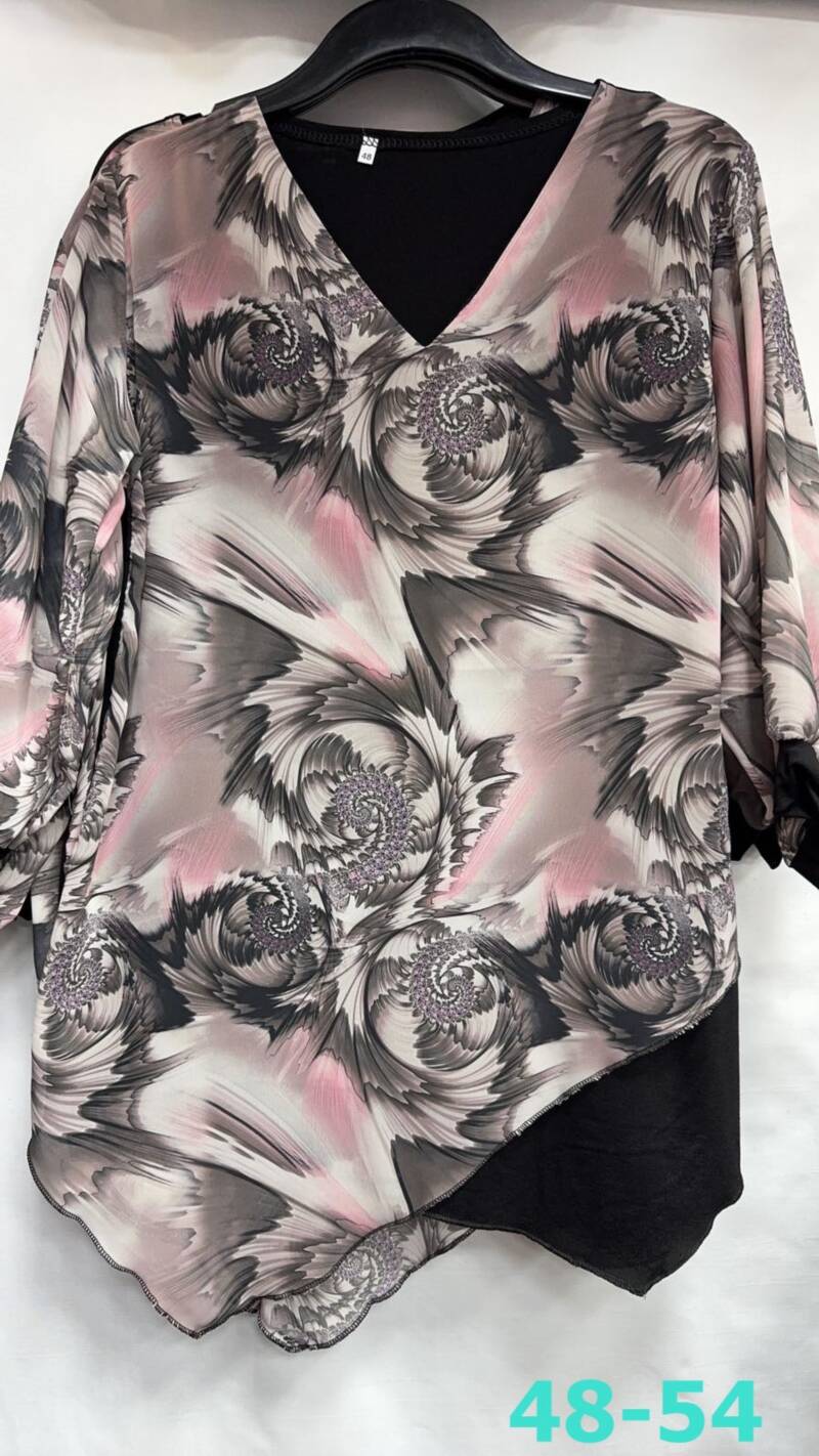 Bluzka damskie (Polska produkt ) Roz 48-54, Mix Kolor Paczka 6 szt